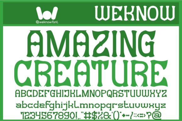Amazing Creature Font for Bold Branding