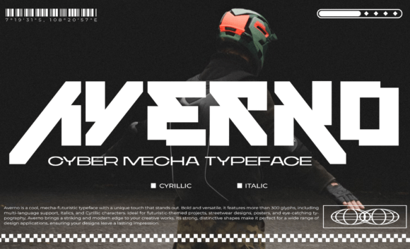 Averno Font: Bold & Futuristic