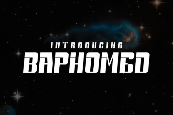 Baphomed: The Bold Display Font for Handmade Brands