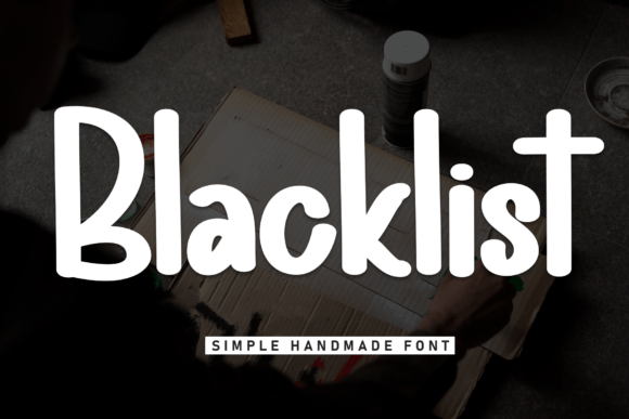 Blacklist Font for Web Design
