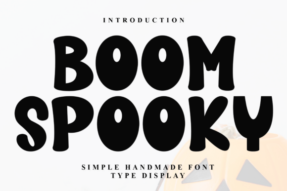 Boom Spooky Font for Festive Design