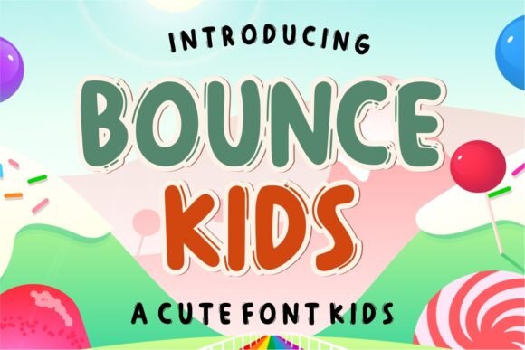 Bounce Kids Font for Creative Brands