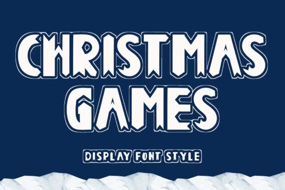 Christmas Games Font for Creative Projects