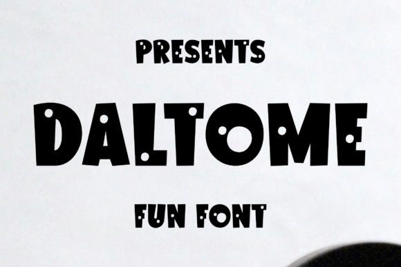 Daltome: A Vibrant Display Font