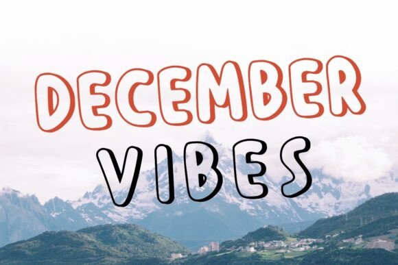December Vibes Font for Creative Campaigns