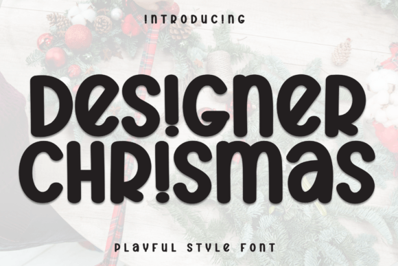 Designer Christmas Font for Holiday Branding