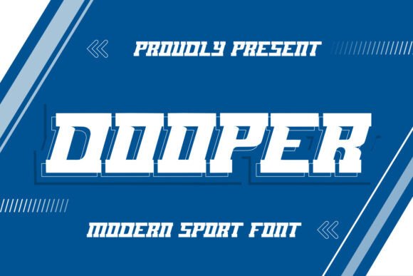Dooper: The Modern Sports Typeface for Bold Branding