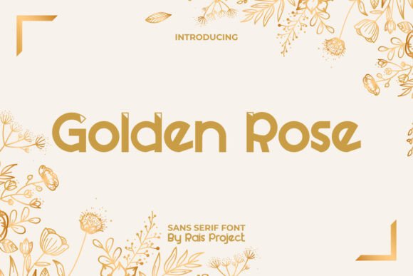 Golden Rose Font