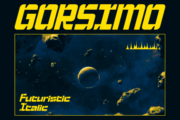 Gorsimo: A Futuristic Display Font for Modern Branding