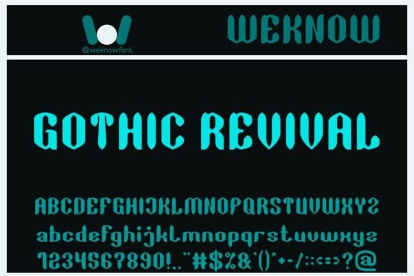 Gothic Revival Font for Bold Branding