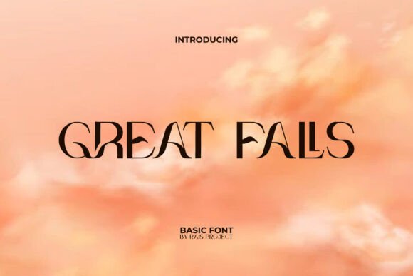Great Falls Font: A Stylish Display Type