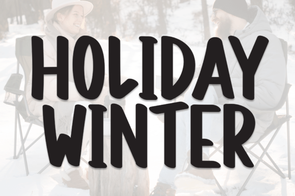 Holiday Winter Font for Festive Branding