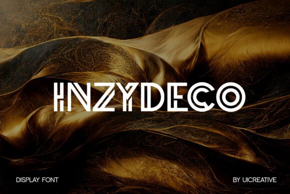 Inzydeco: A Luxurious Display Font for Marketers