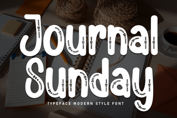 Journal Sunday: A Charming Display Font for Warm Designs