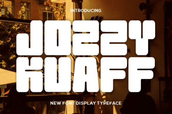 Jozzy Kuaff: The Bold Display Font for Makers