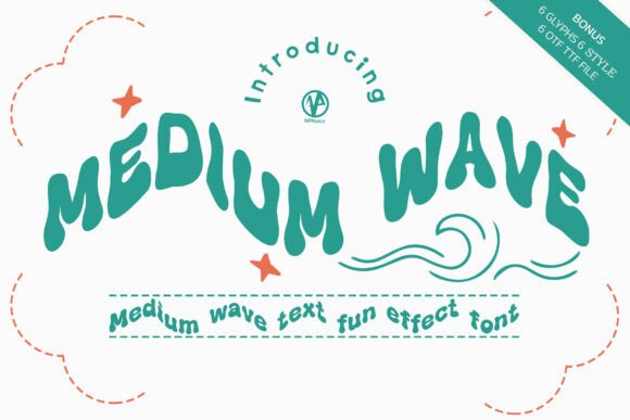 Medium Wave: The Retro Display Font for Branding