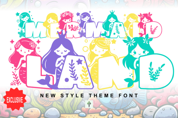 Mermaid Land Font for Creative Projects