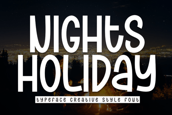 Nights Holiday Font for Festive Branding