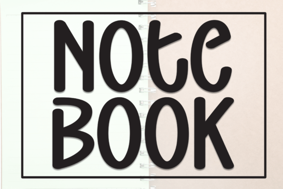 Note Book Font for Creative Campaigns