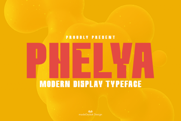 Phelya: Modern Display Font for Business