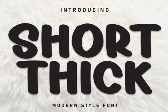 Short Thick Font: Bold Typography for Brand Identity