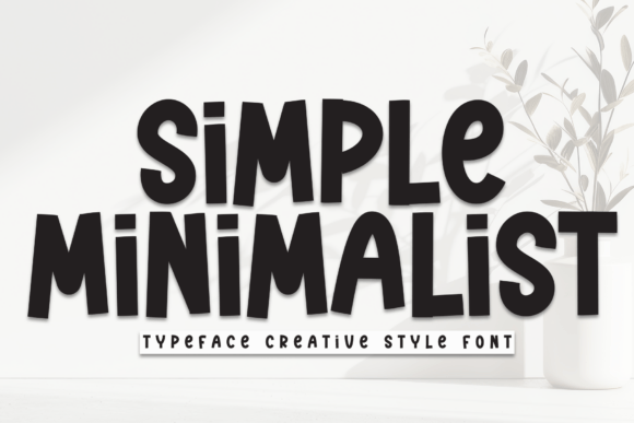 Simple Minimalist Font for Creative Projects