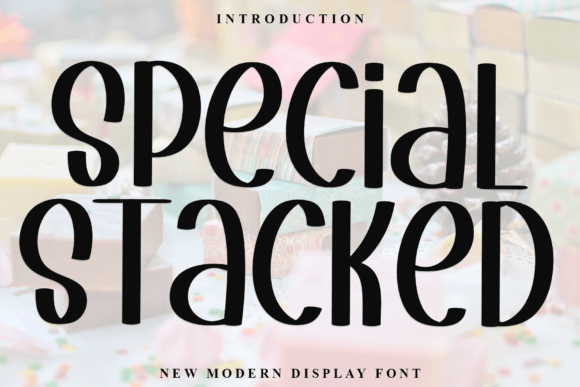 Special Stacked Font