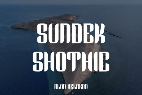 Sundek Shothic: A Bold Display Font for Makers