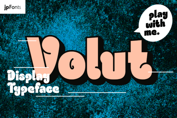 Volut: A Charming Display Font